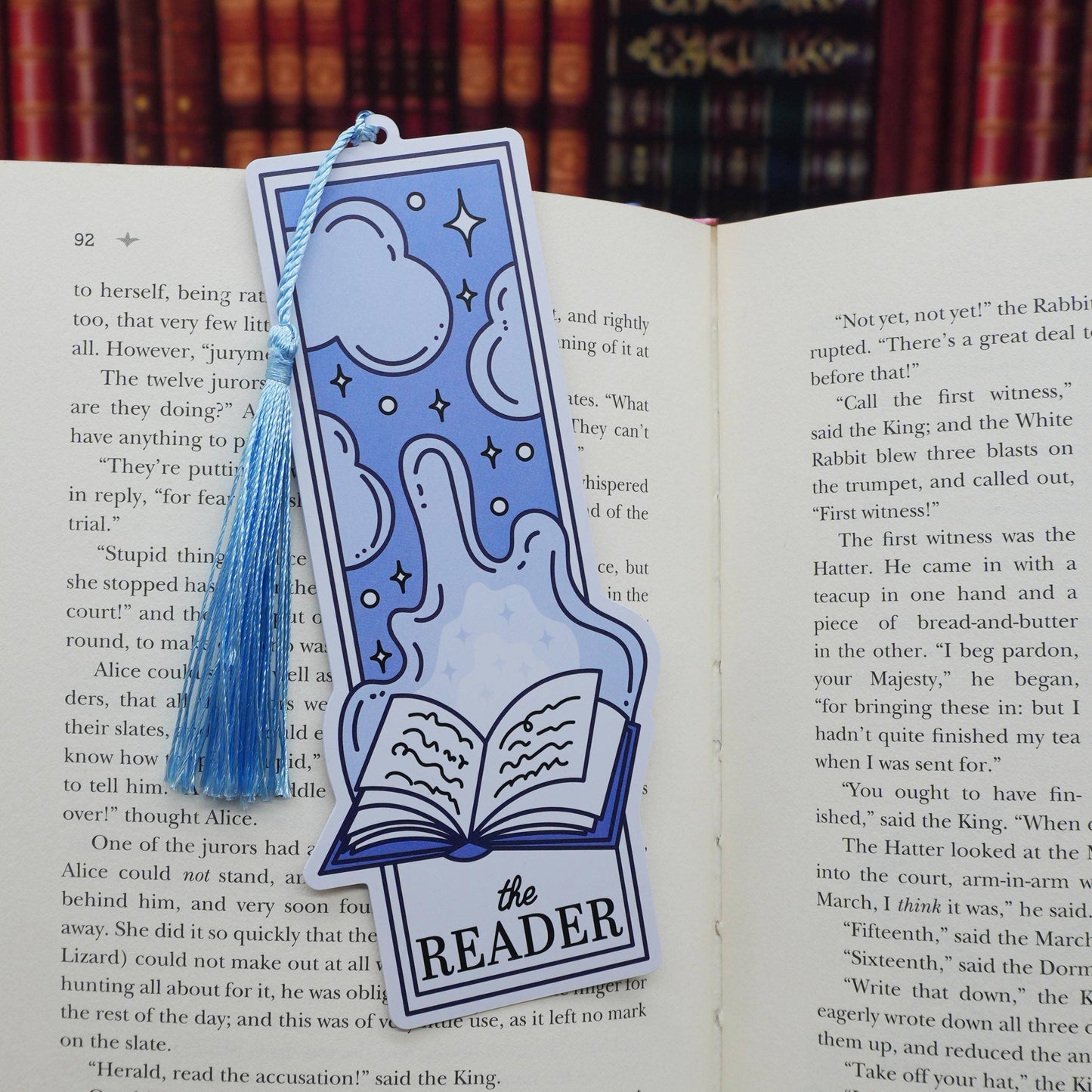 “The Reader” Bookish Tassel Bookmark