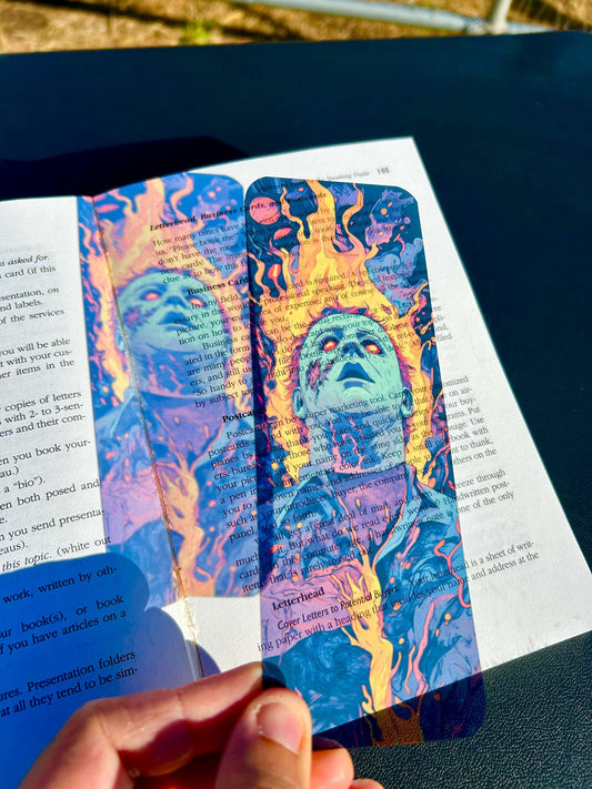 M. Myers Bookmark – Surreal Myers Meltdown | Michael Halloween Myers Slasher Gift for Horror Fans