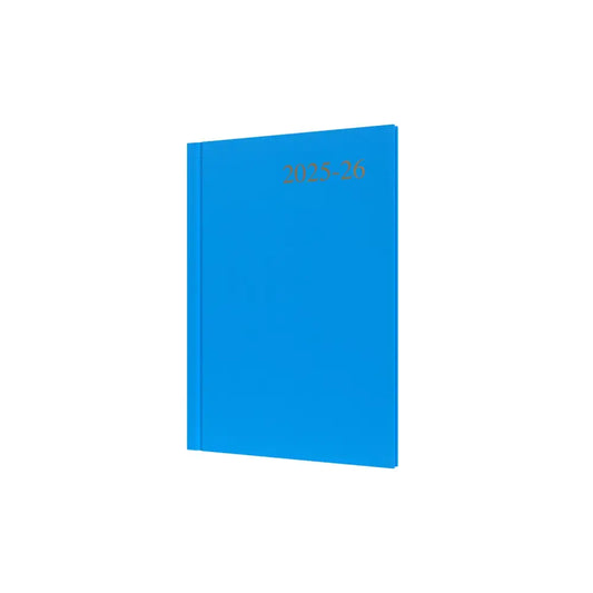 Essentials A5 Week to View with Appointments Mid/Academic Year Diary Planner 2025 2026 Light Blue Business Diaries
