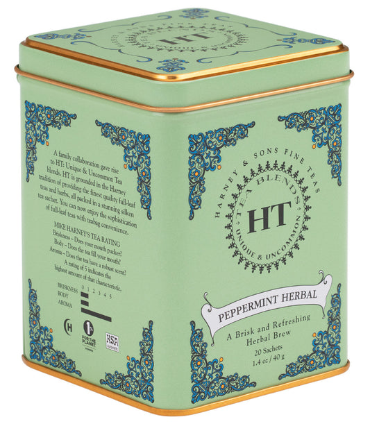 Menta a base de hierbas, HT Lata de 20 sobres
