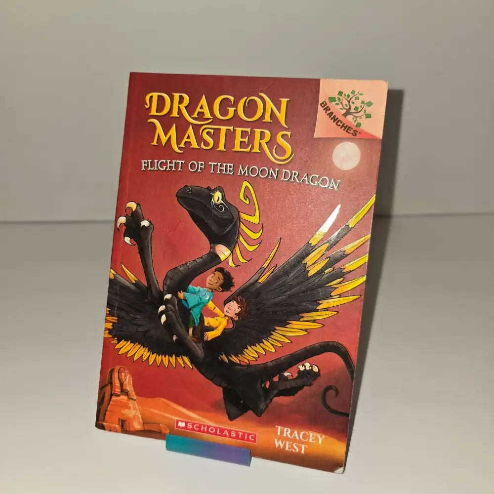 Flight of the Moon Dragon: A Branches Book (Dragon Masters #6) by Tracey West Damien Jones - Used - Children’s Book