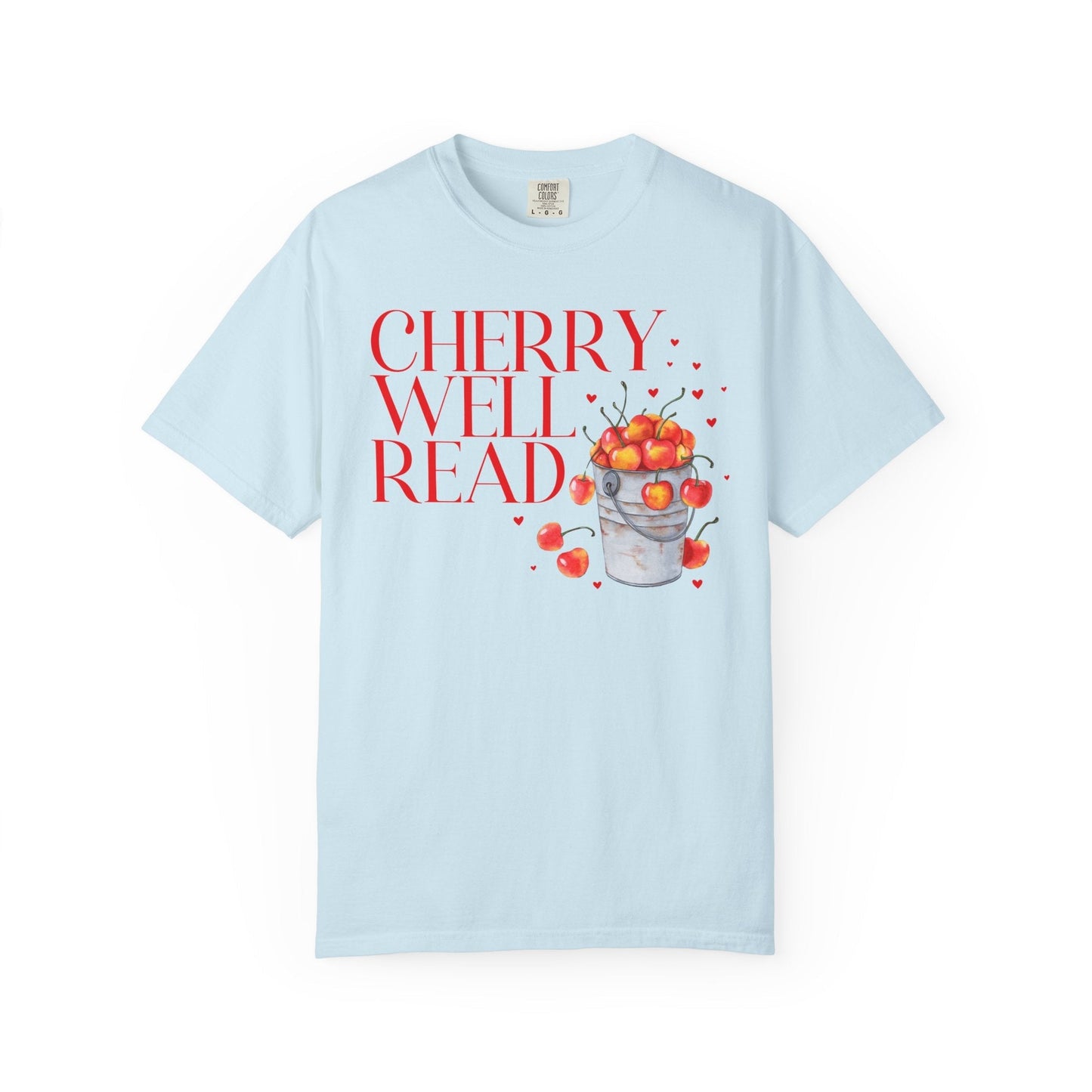 Funny Bookworm Tee Shirt: Cherry Well Read
