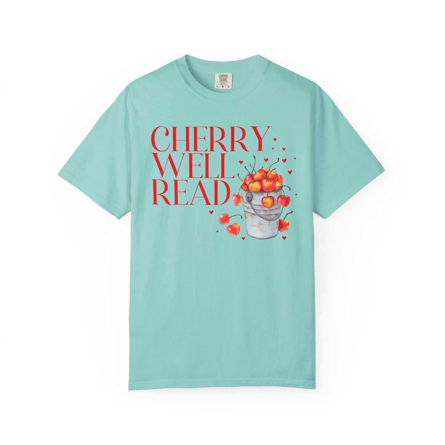 Funny Bookworm Tee Shirt: Cherry Well Read