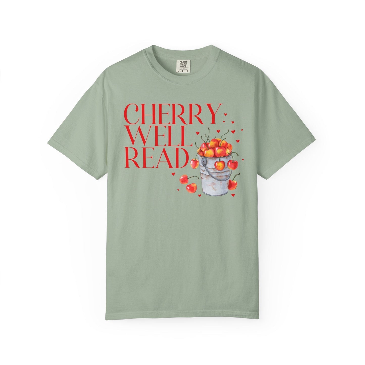 Funny Bookworm Tee Shirt: Cherry Well Read