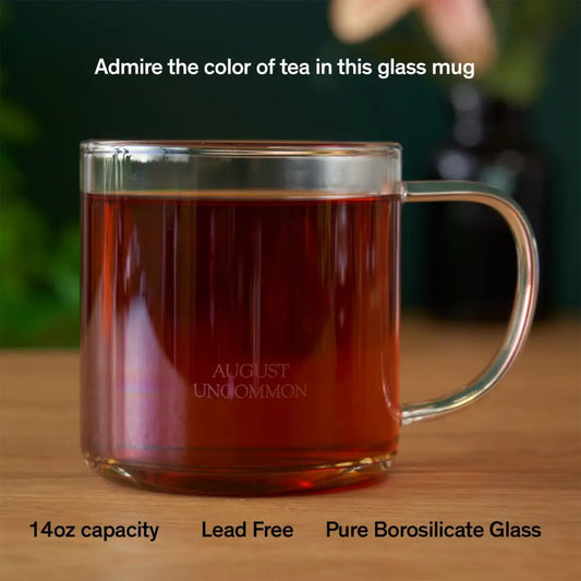 Glass Mug Clear Elegance Teaware