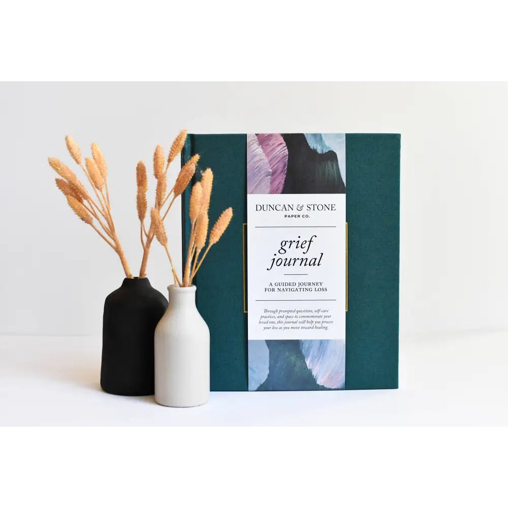 Grief Journal in Teal Teal
