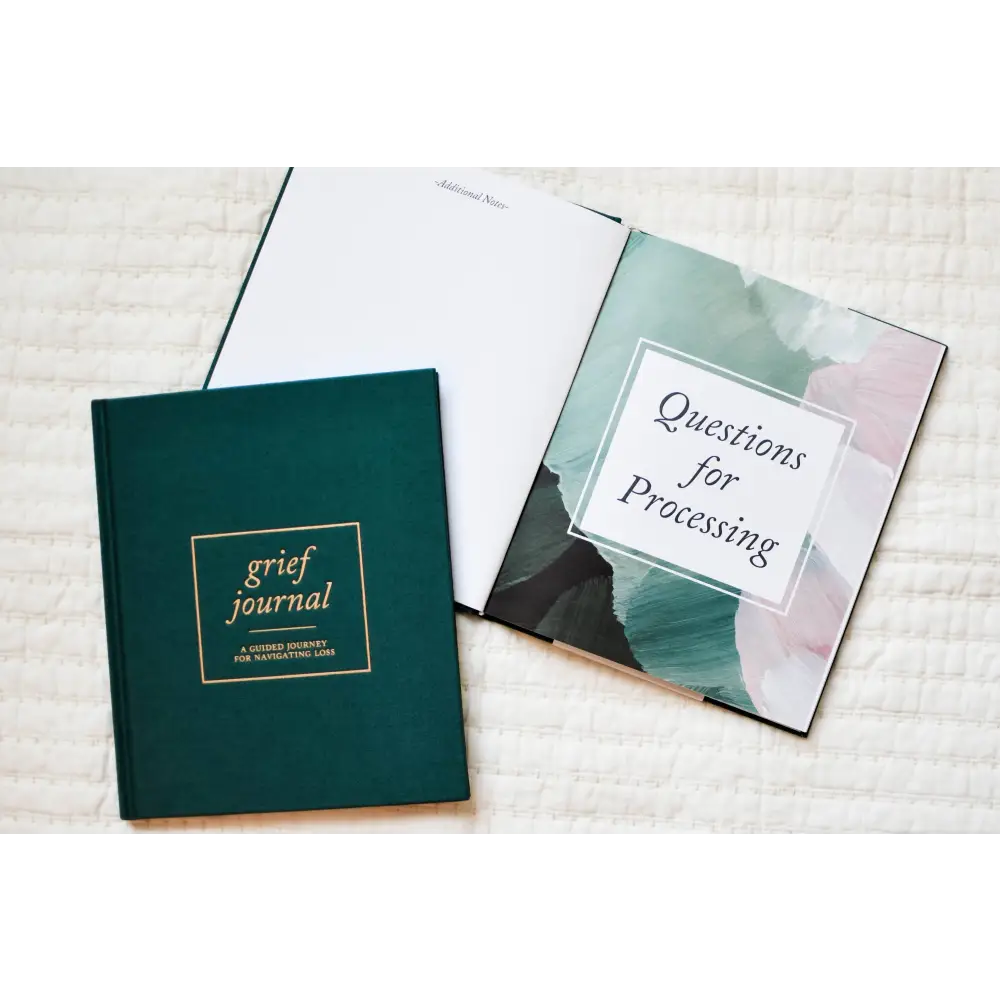Grief Journal in Teal