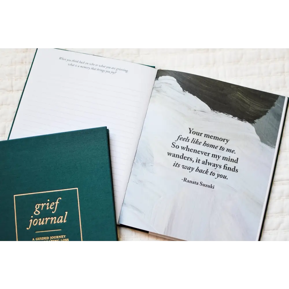 Grief Journal in Teal
