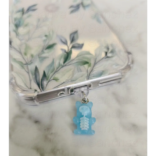 Gummy Bear Skeleton–USB-C Dust Plug Charm for Kindle Phones and Tablets - Accessories