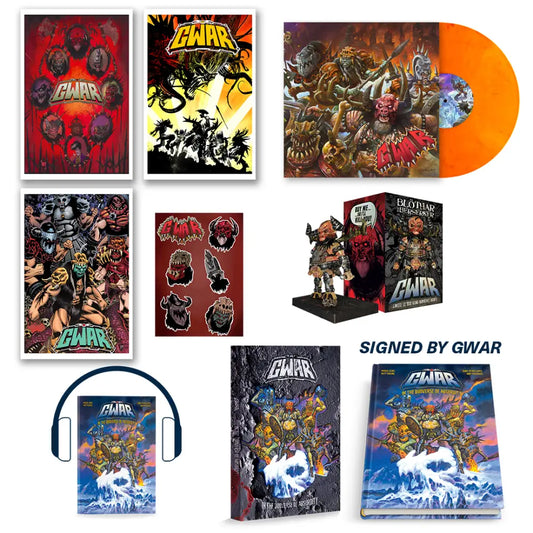 GWAR: In The Duoverse of Absurdity - SIGNED Super Deluxe Bundle - Book Edition