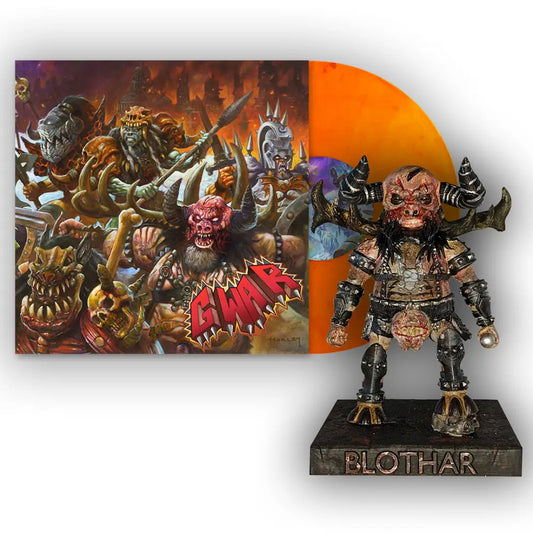 GWAR: ’The New Dark Ages’ Limited Edition LP + Blothar Bobblehead Vinyl