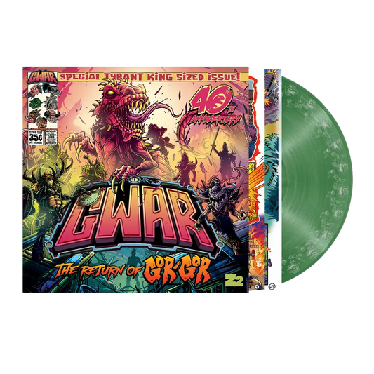 GWAR: ’The Return of Gor Gor’ Transparent Green Vinyl LP