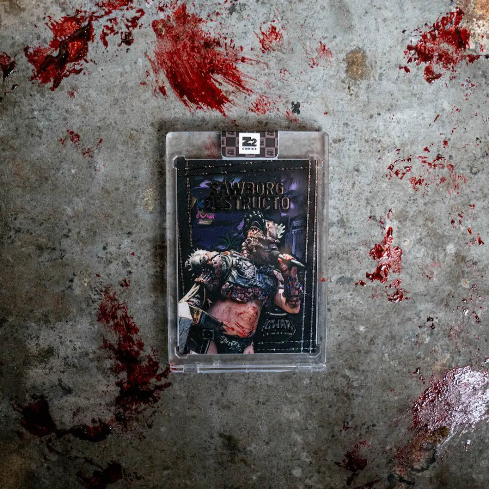 GWAR: Trading Card SAWBORG DESTRUCTO #’d to 99 Book Edition