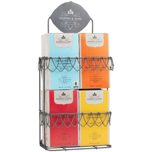 Harney & Sons Display Rack Decorative Wire for 4 Premium Teabag Boxes Display Rack Decorative Wire