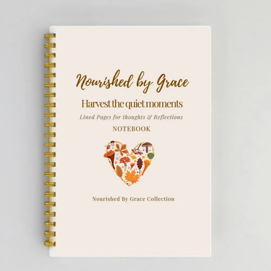 Harvest the Quiet Moments – Fall Faith Affirmation Notebook Paper products