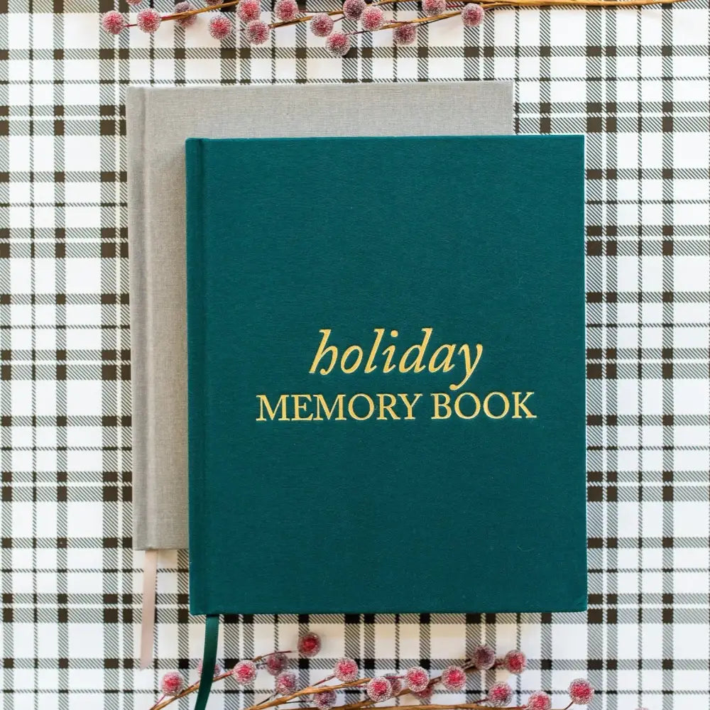 Holiday & Christmas Memory Book Emerald Journal