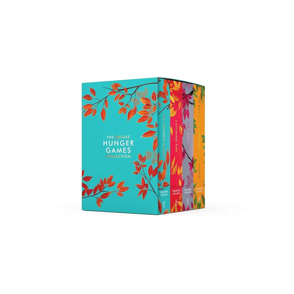 Hunger Games Box Set (Deluxe Edition with Stenciled Edges) (The Hunger Games) by Suzanne Collins - Young Adult Book