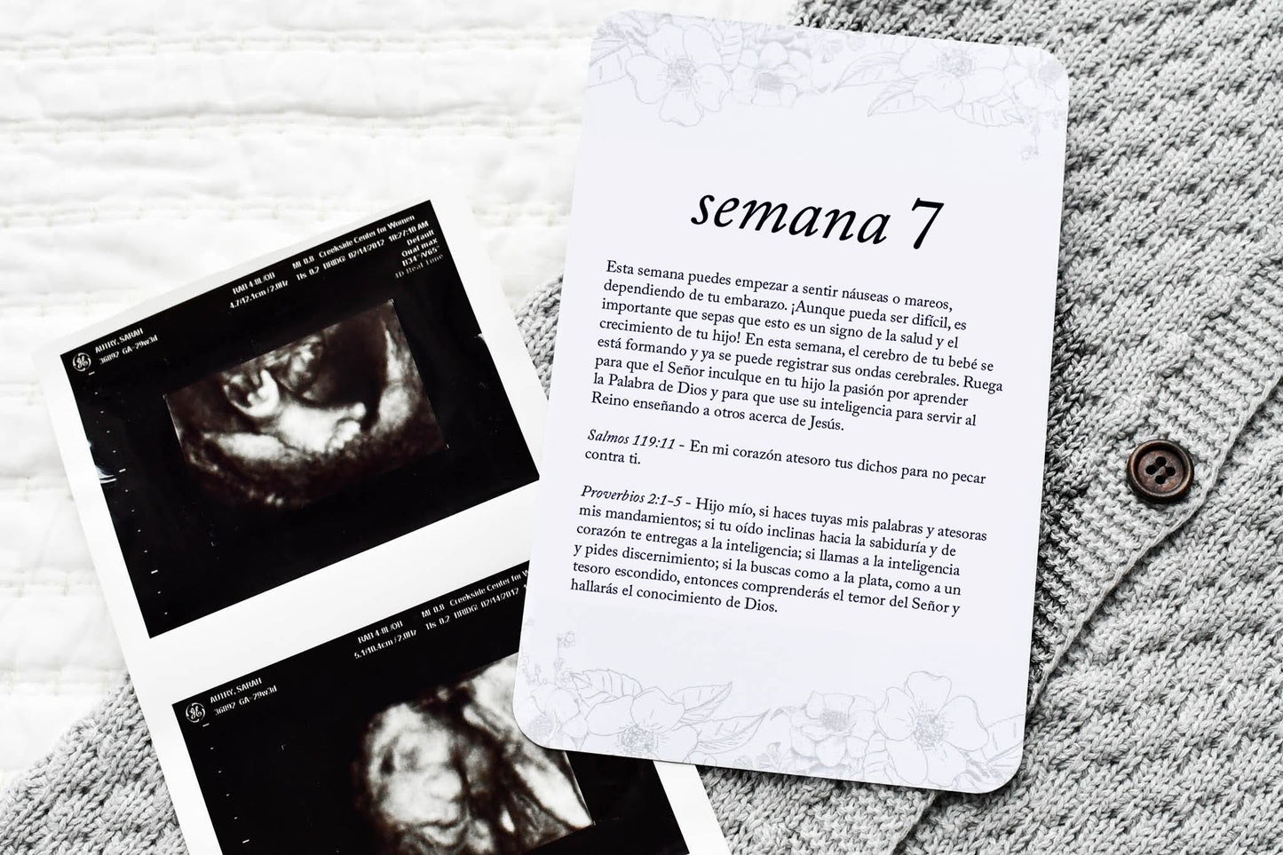 Tarjetas de oración para el embarazo en español