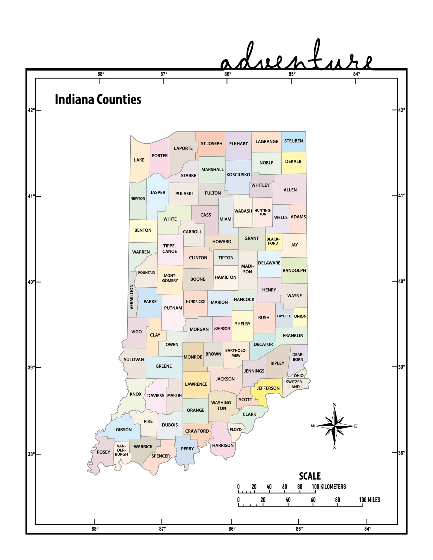 Indiana State Parks - Adventure Planning Journal