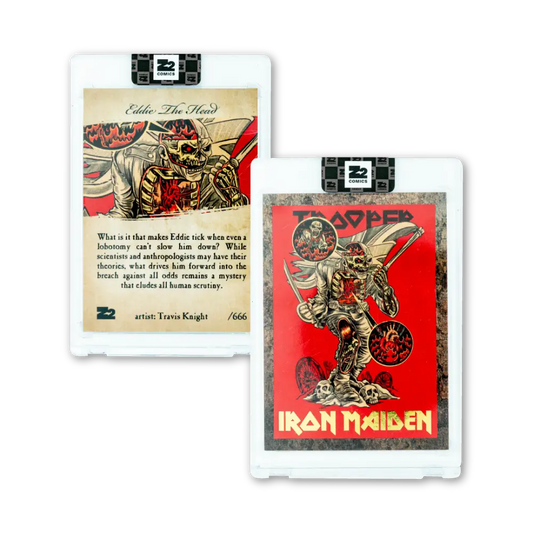 Iron Maiden x Z2 ’The Trooper’ Trading Card - Numbered to 666 - Book Edition