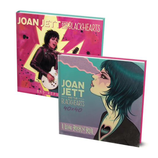 JOAN JETT & THE BLACKHEARTS - 40x40: Bad Reputation/I Love Rock ’n’ Roll - Hardcover Book - Book Vinyl Edition