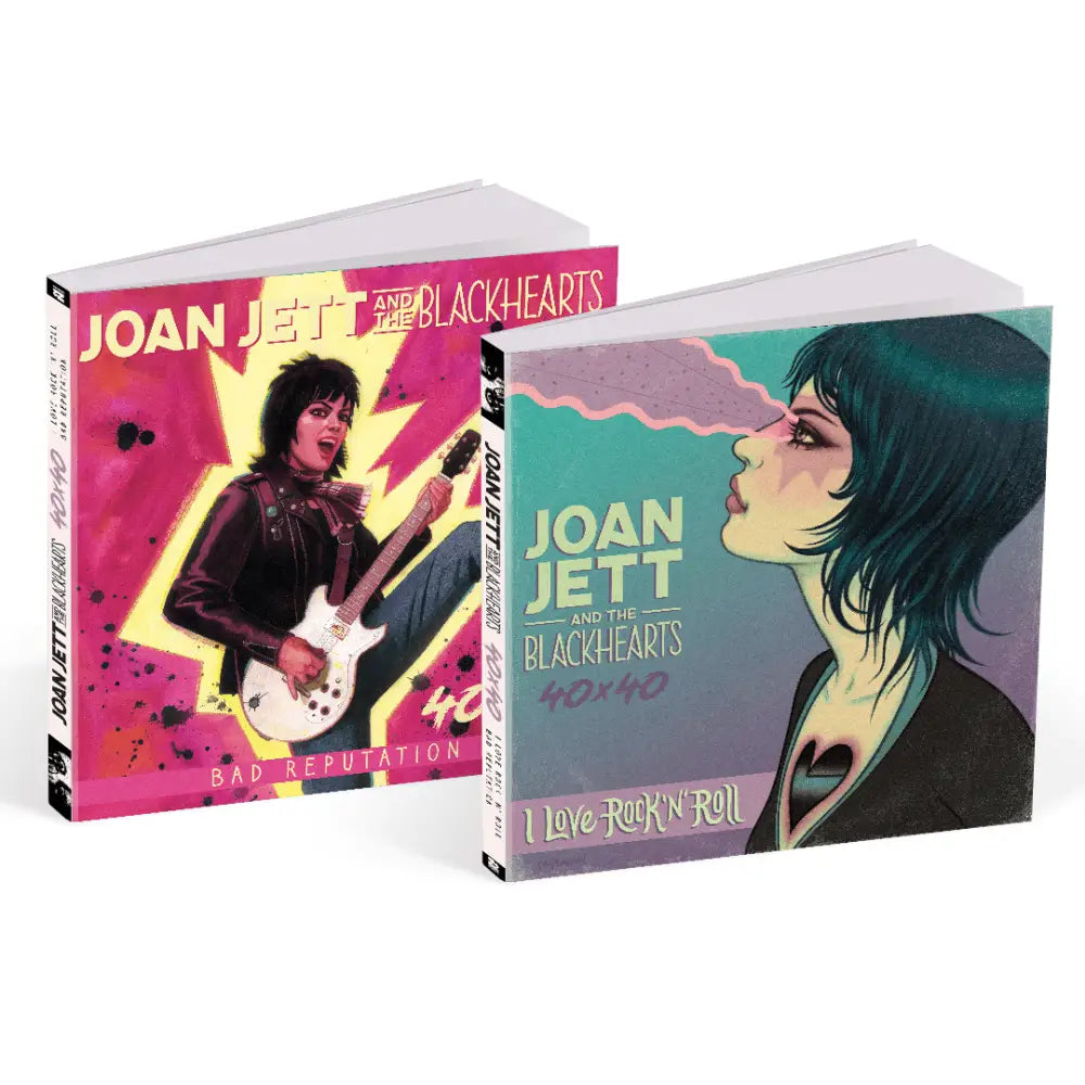 JOAN JETT & THE BLACKHEARTS - 40x40: Bad Reputation/I Love Rock ’n’ Roll - Hardcover Book - Book Vinyl Edition