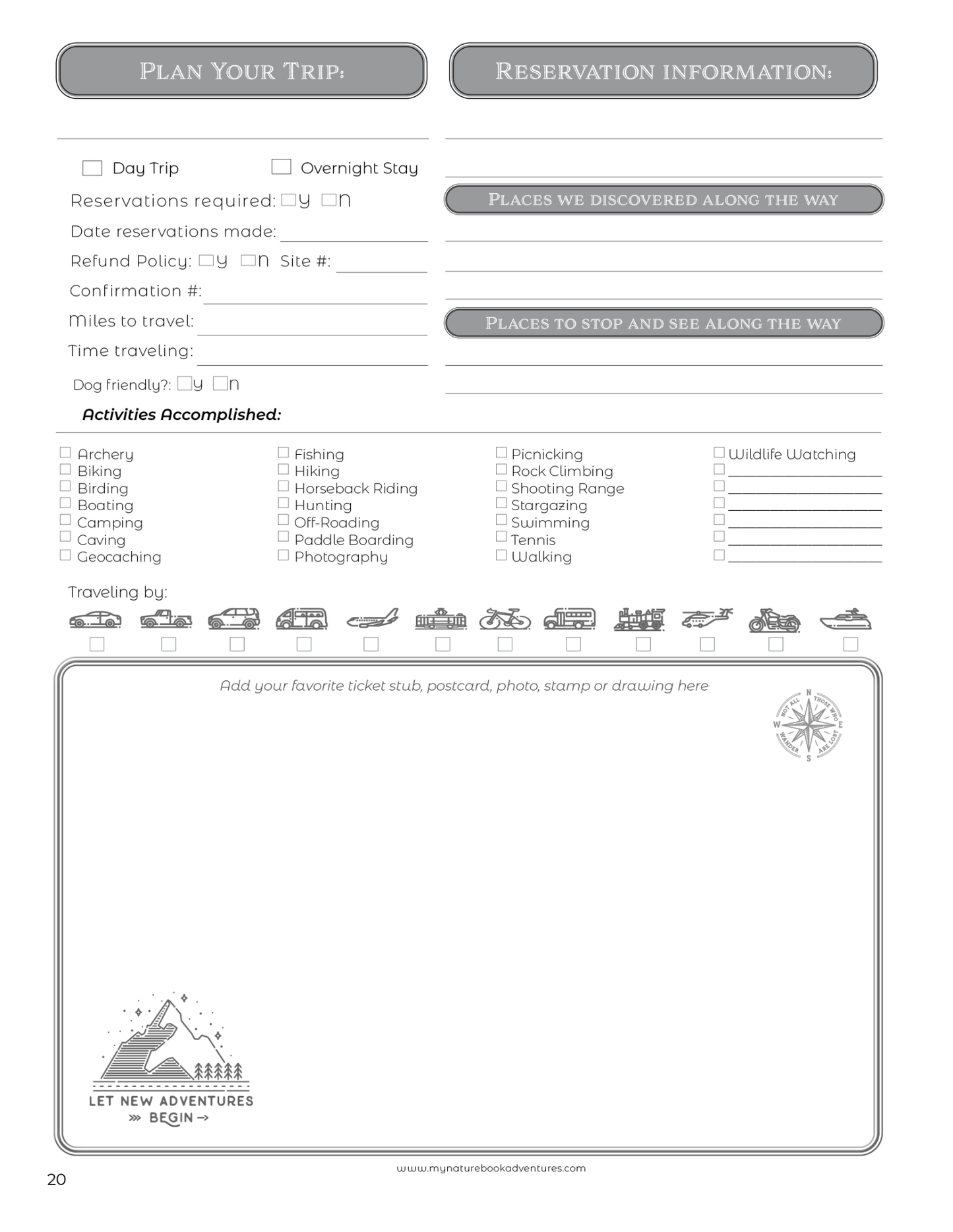 Kentucky State Parks - Adventure Planning Journal