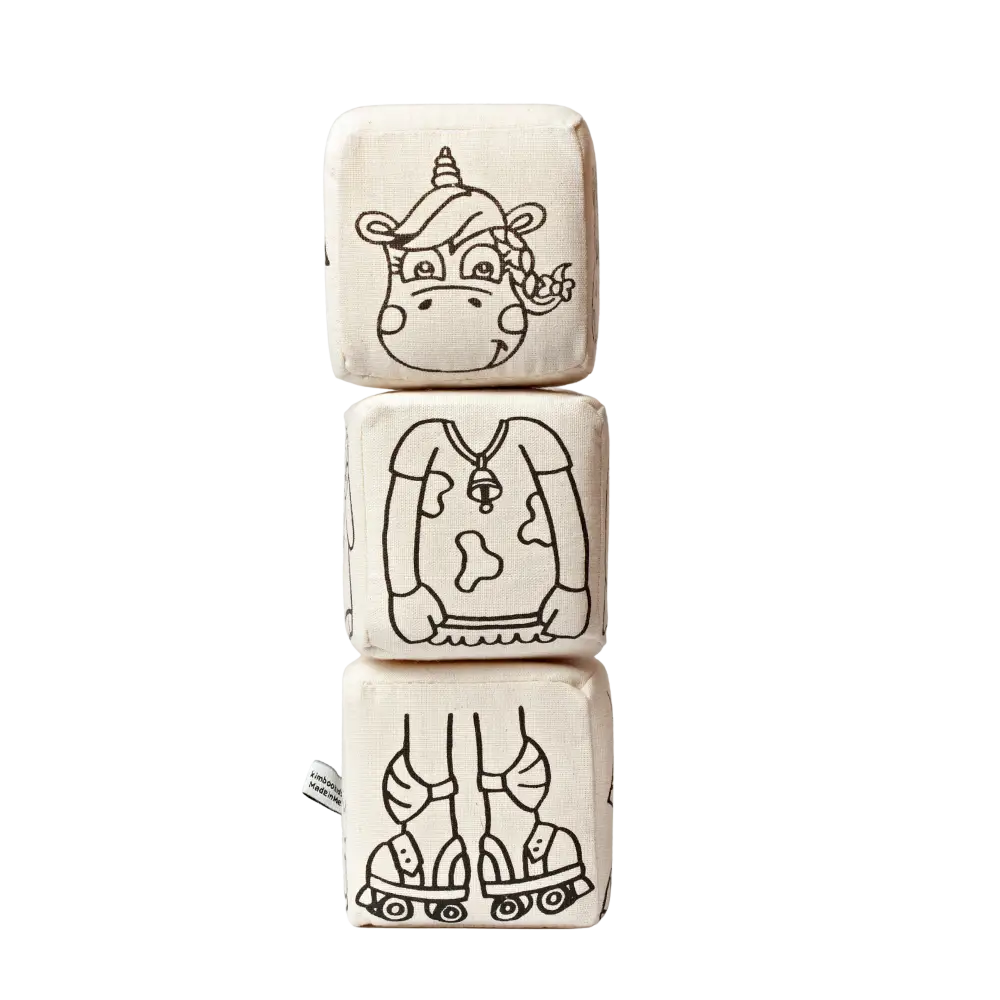 Kiboo Kids Blocks with Magnets Animal Set Magnetic Blocks