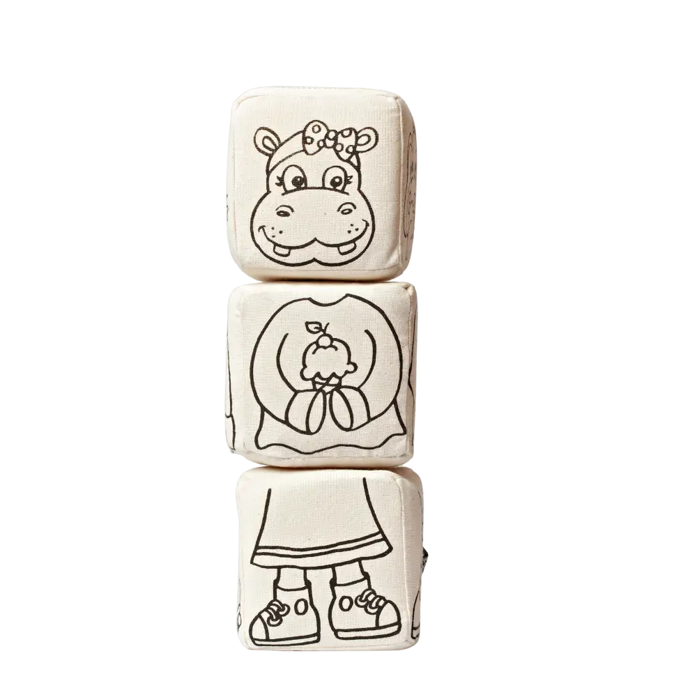 Kiboo Kids Blocks with Magnets Animal Set Magnetic Blocks