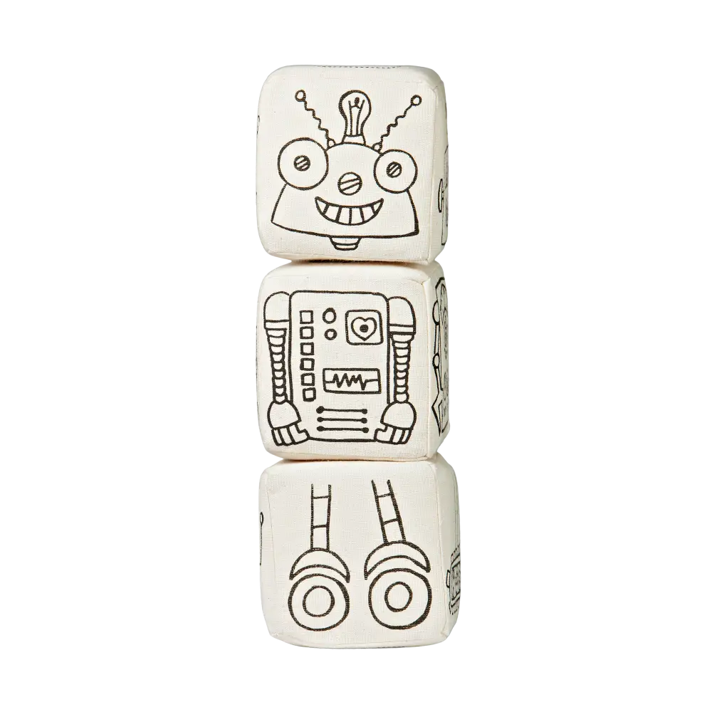 Kiboo Kids Blocks with Magnets Robot Set Magnetic Blocks
