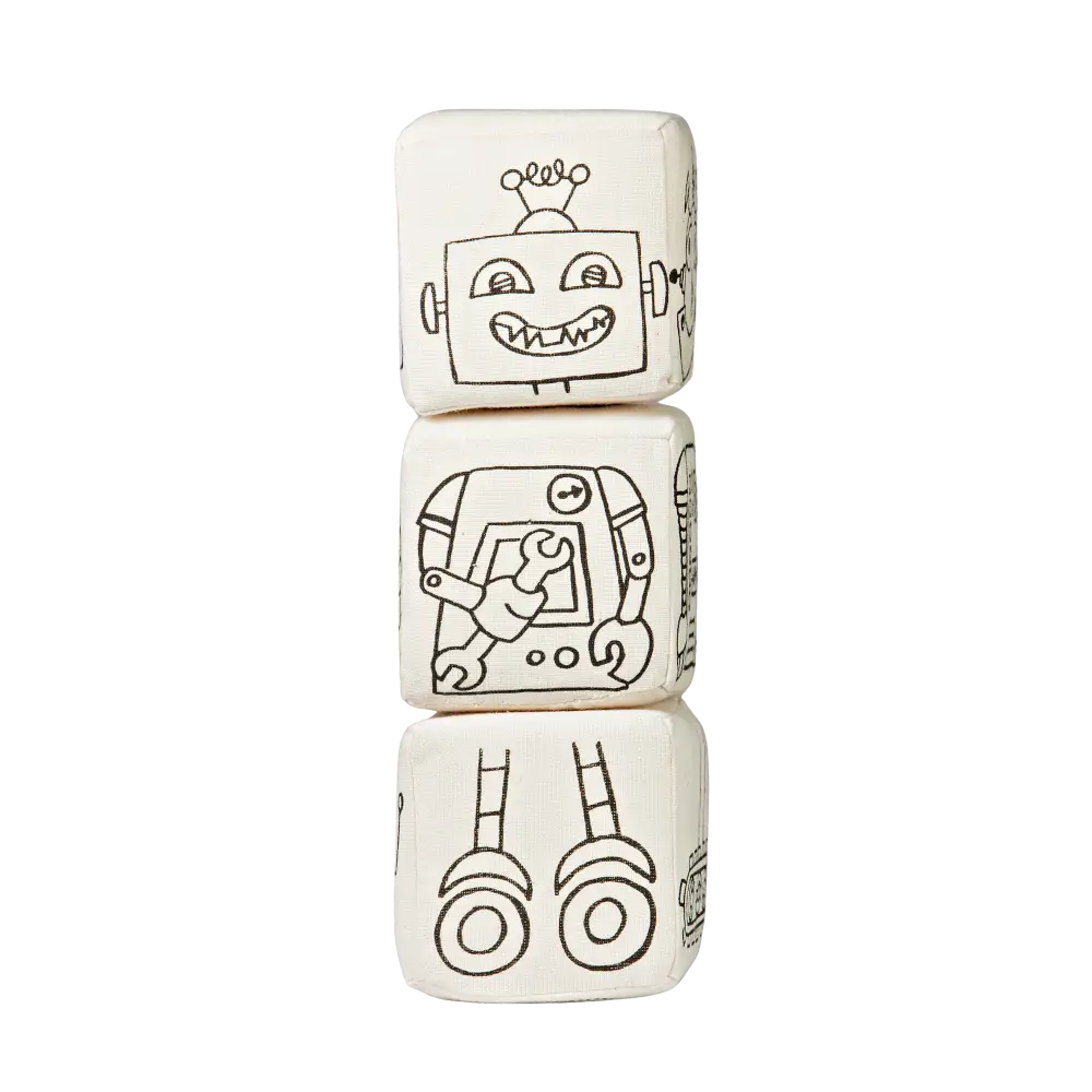 Kiboo Kids Blocks with Magnets Robot Set Magnetic Blocks