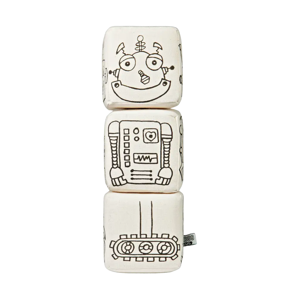 Kiboo Kids Blocks with Magnets Robot Set Magnetic Blocks
