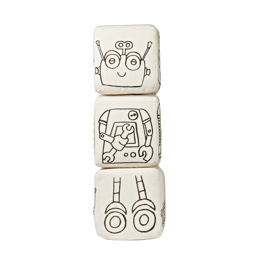 Kiboo Kids Blocks with Magnets Robot Set Magnetic Blocks