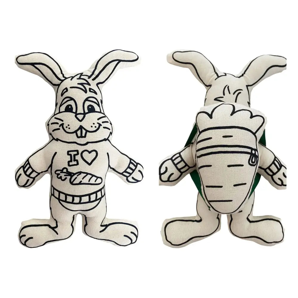 Kiboo Kids Bunny with Carrot Backpack for Coloring and Play Holidays