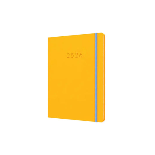Legacy A5 Week to View Mid/Academic Year Planner 2025 2026 Yellow Fashion Diaries