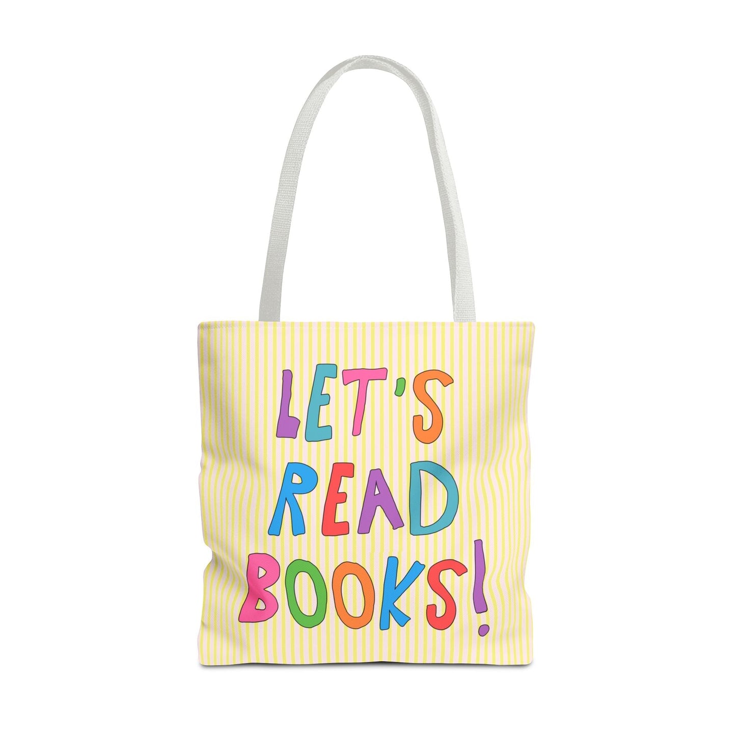 Let's Read Books: Elementary School Librarian or Reading Teacher Tote Bag