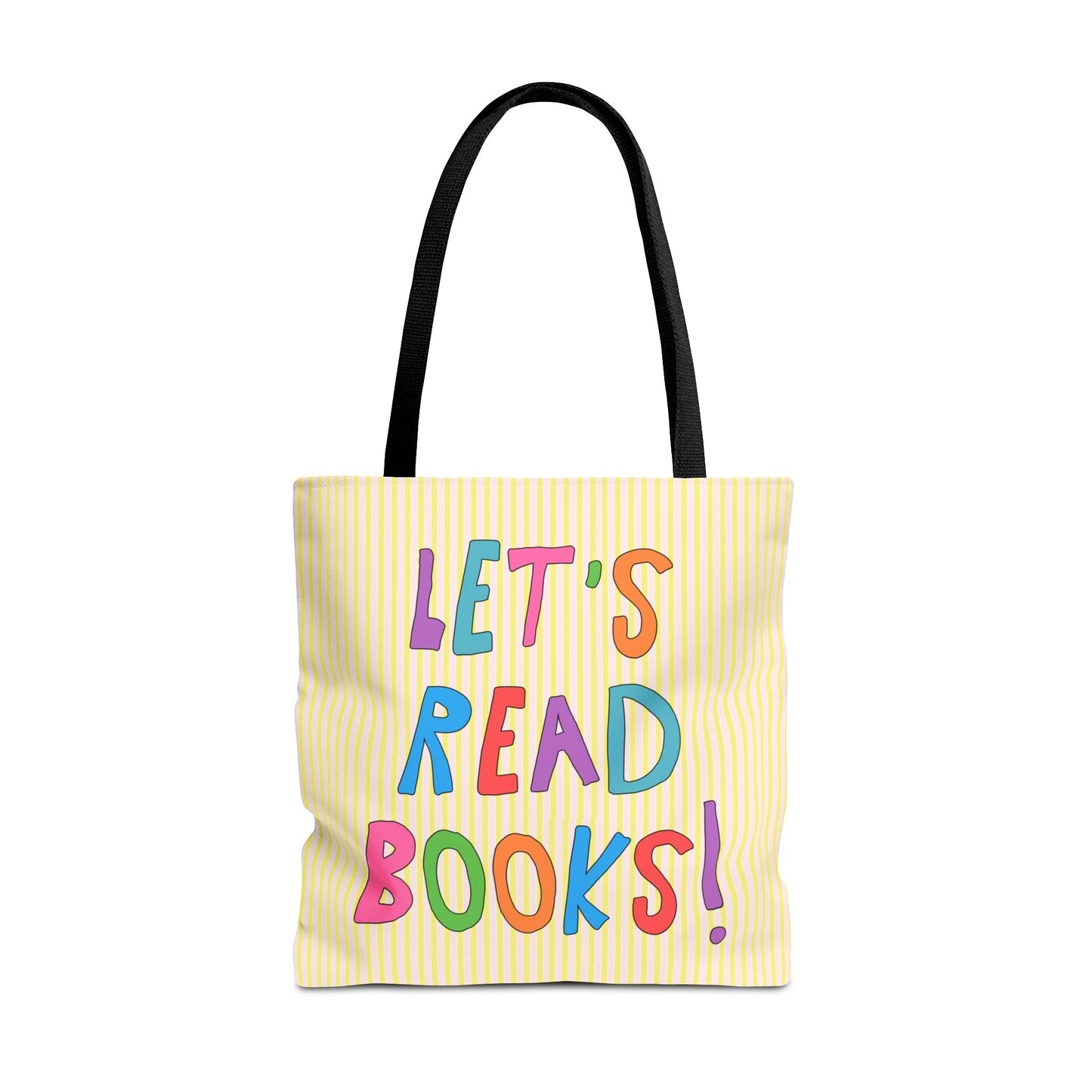 Let's Read Books: Elementary School Librarian or Reading Teacher Tote Bag