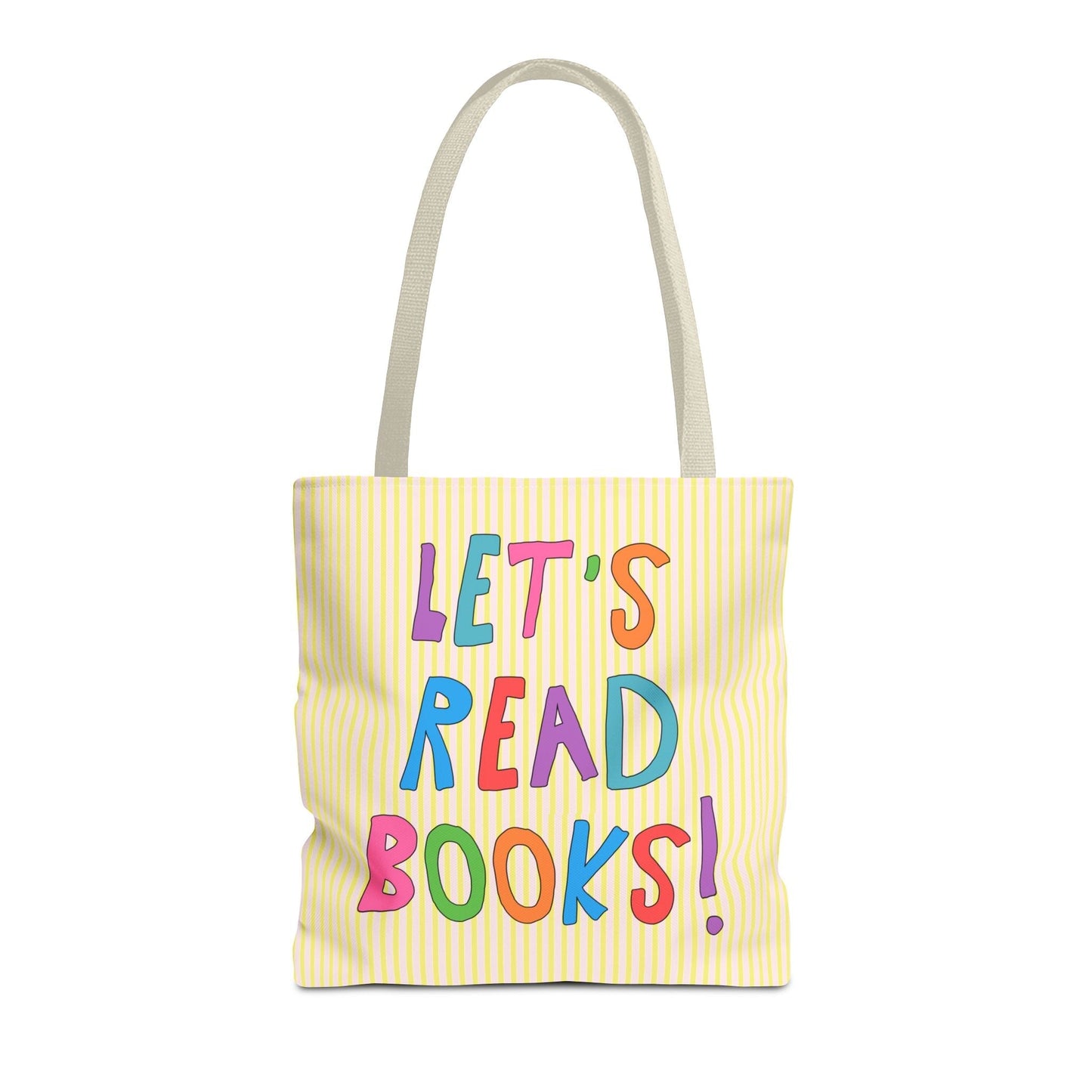 Let's Read Books: Elementary School Librarian or Reading Teacher Tote Bag