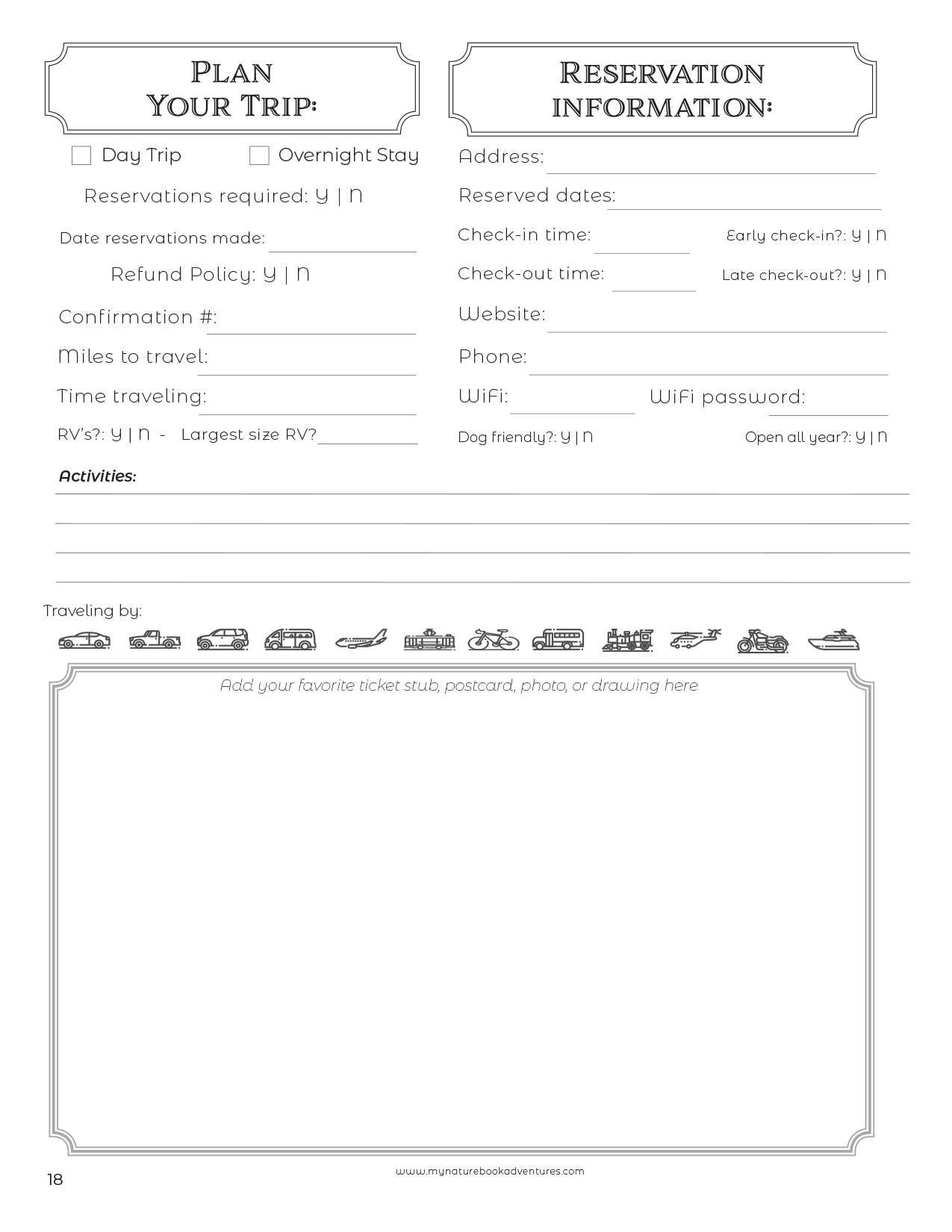 Massachusetts State Parks - Adventure Planning Journal