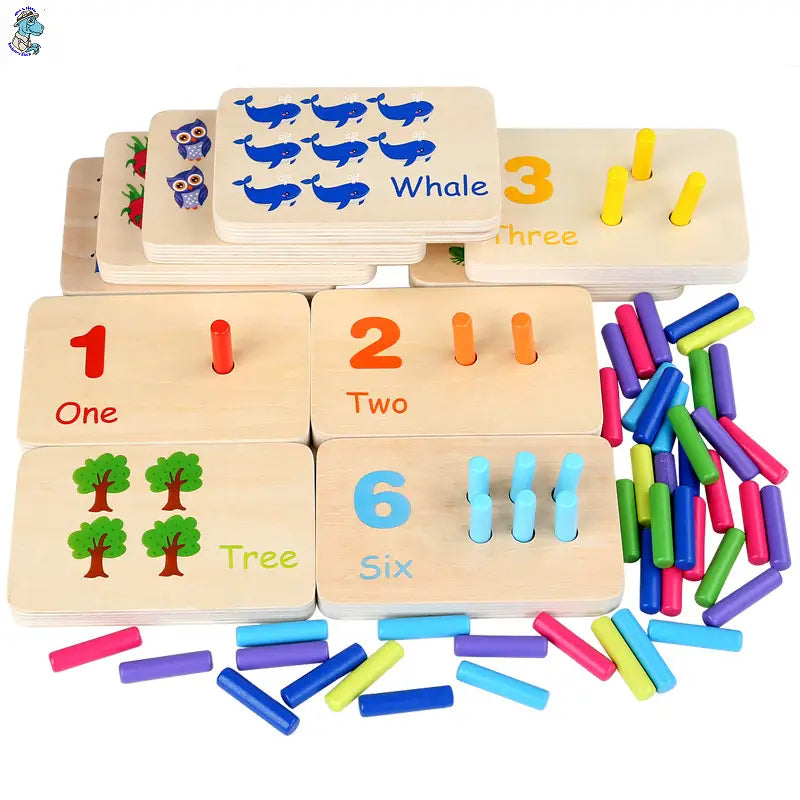 Mathematics Learning Stick Digital pairing board