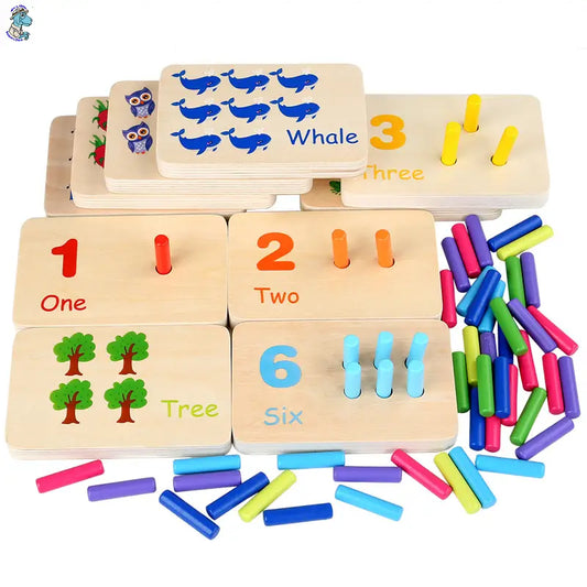 Mathematics Learning Stick Digital pairing board