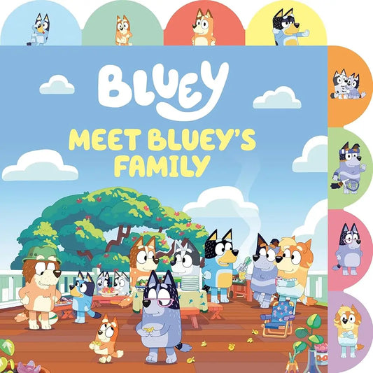 Meet Bluey’s Family: A Tabbed Board Book by Penguin Young Readers Licenses - Children’s Picture Book
