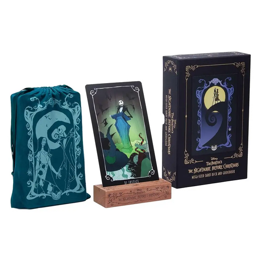 Mega-Sized Tarot: The Nightmare Before Christmas Tarot Deck and Guidebook by Minerva Siegel Abigail Larson - Tarot