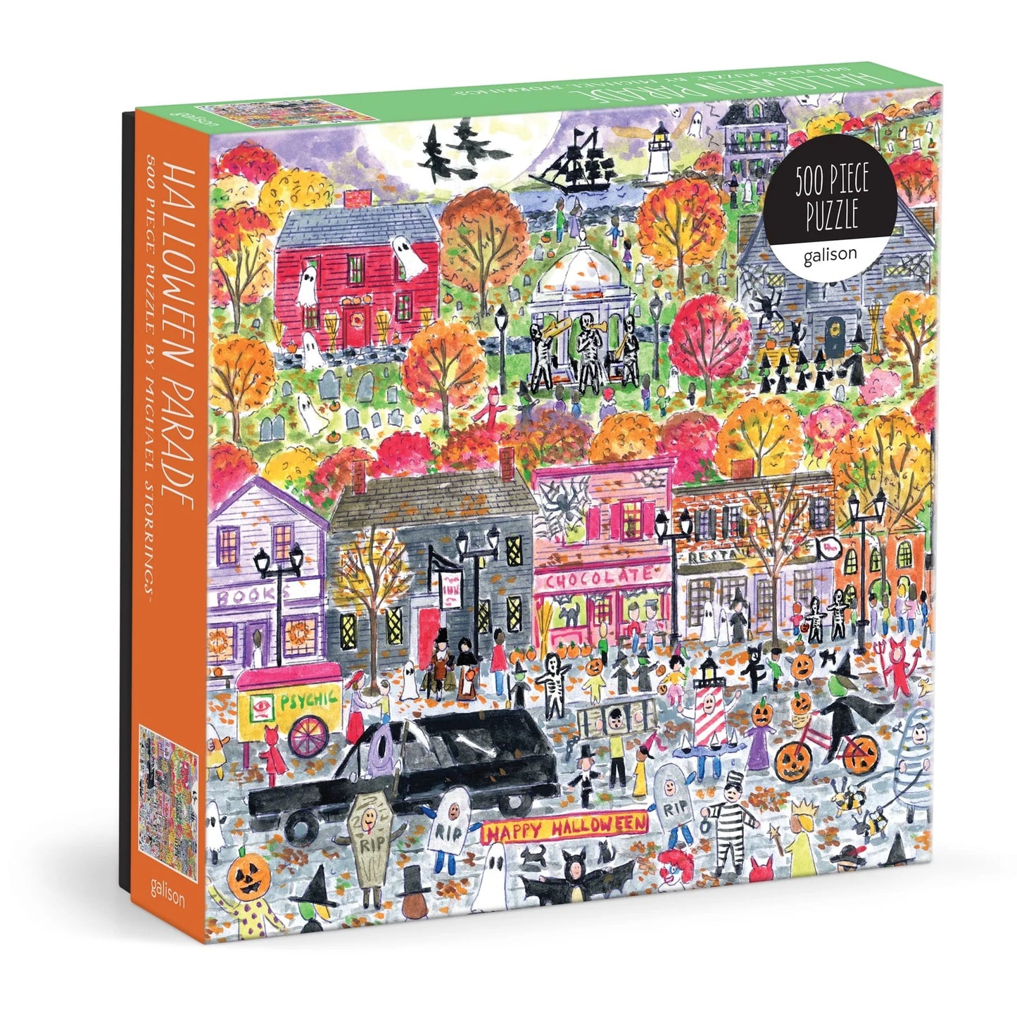 Michael Storrings Halloween Parade 500 Piece Puzzle - Creative By Sanchez