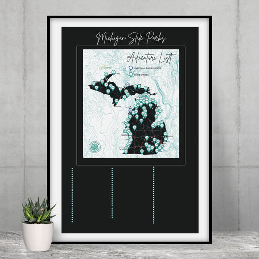 POSTER - Michigan State Parks Adventure List