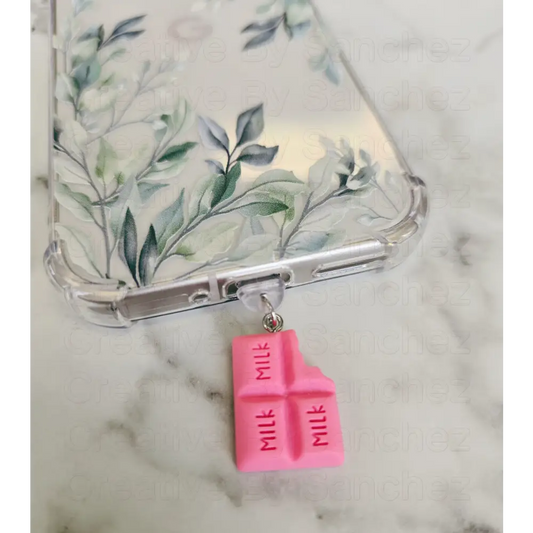 Milk Chocolate–USB-C Dust Plug Charm for Kindle Phones and Tablets - Accessories