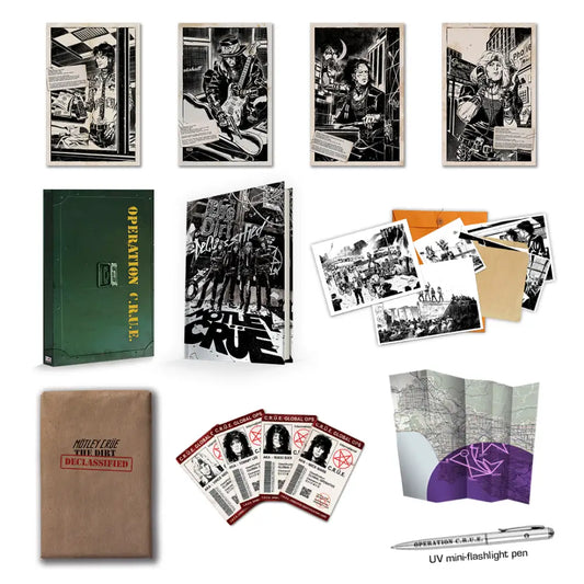 Mötley Crüe: The Dirt: Declassified - Platinum Bundle - Book Edition