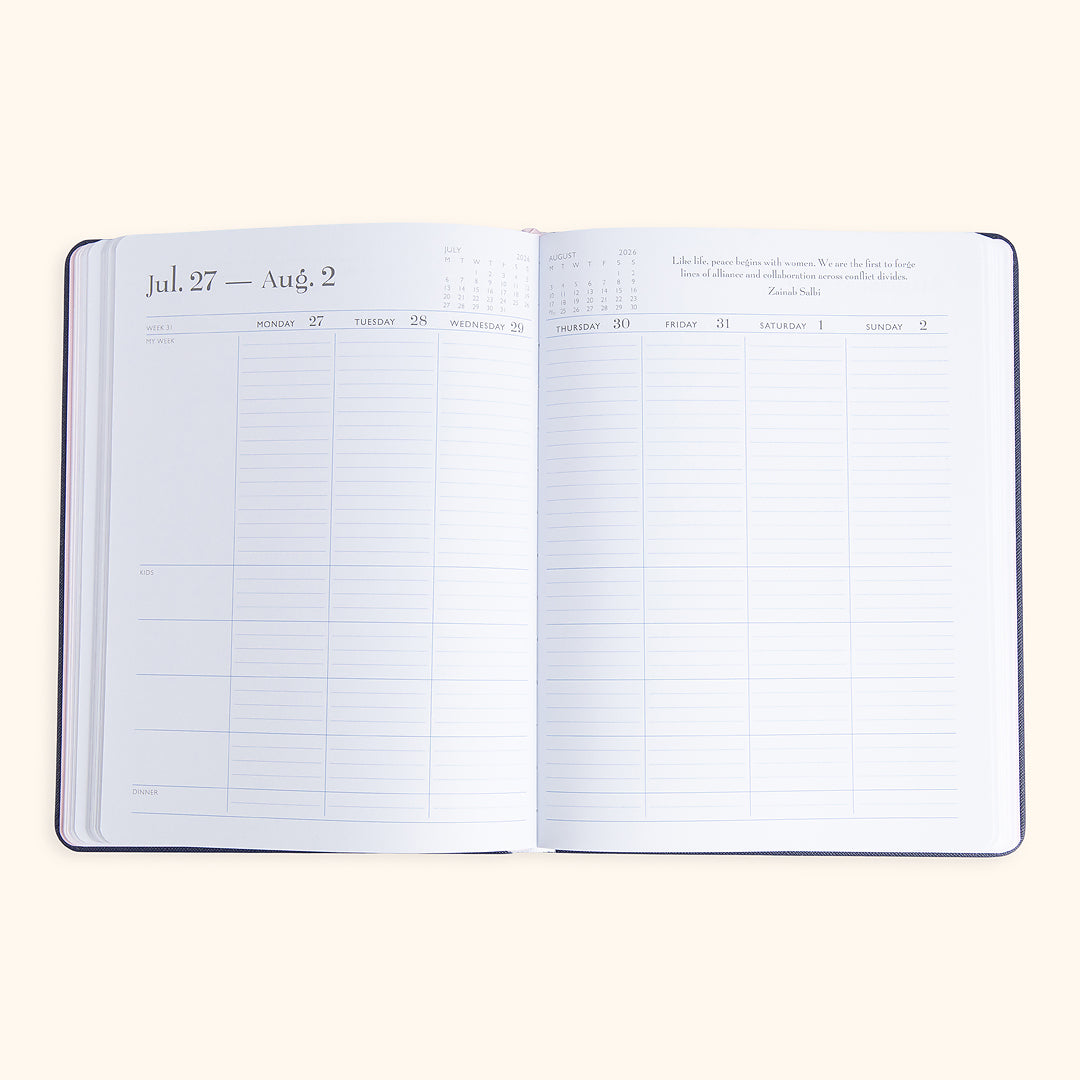 momAgenda Desktop 12-Month Planner 2026