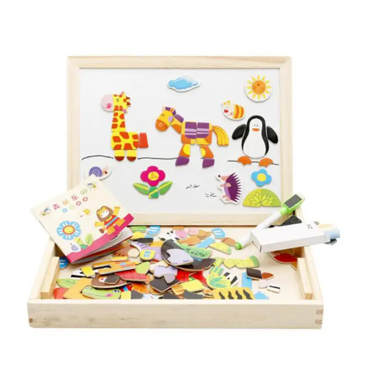 Multifunctional Magnetic Kids Puzzle Drawing Board default Share | Wishlist | Report Multifunc