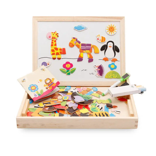Multifunctional Magnetic Kids Puzzle Drawing Board default Share | Wishlist | Report Multifunc